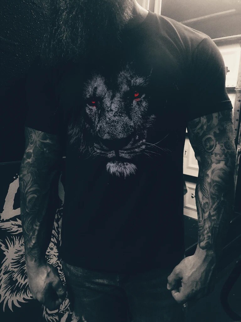 Livereid Black Casual Tiger Print Short Sleeve T-Shirt - chicyea