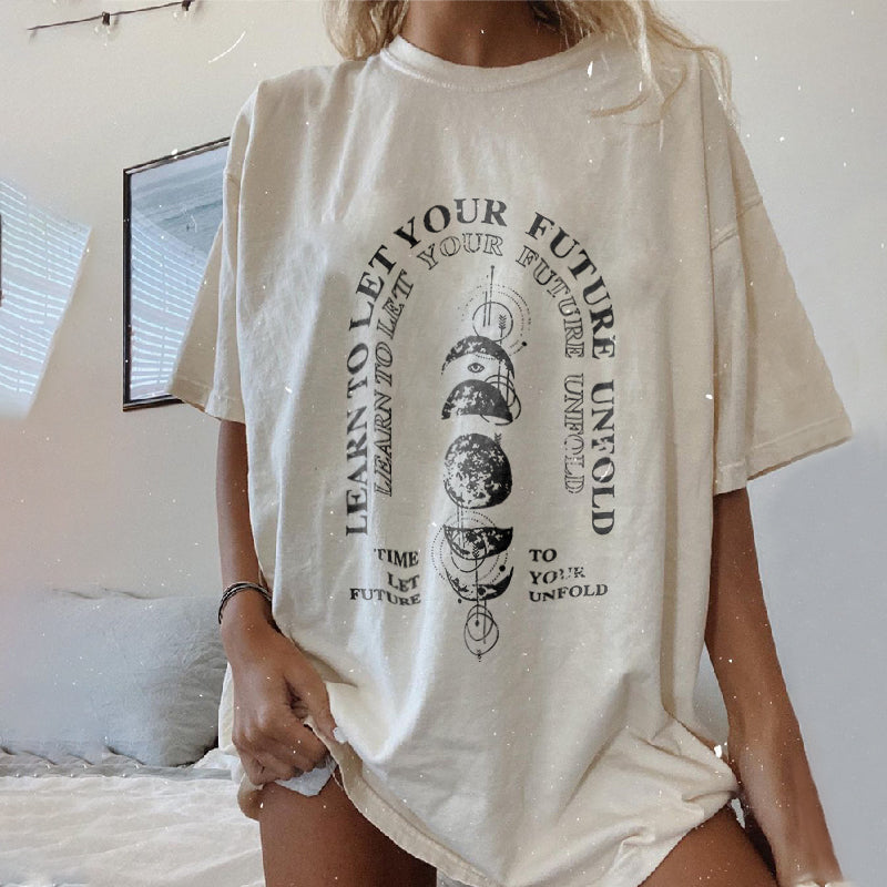 Neojana Lunar Eclipse Moon Designer T-Shirt - chicyea