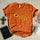 Neojana Funny Astronaut Print Crew Neck T-Shirt