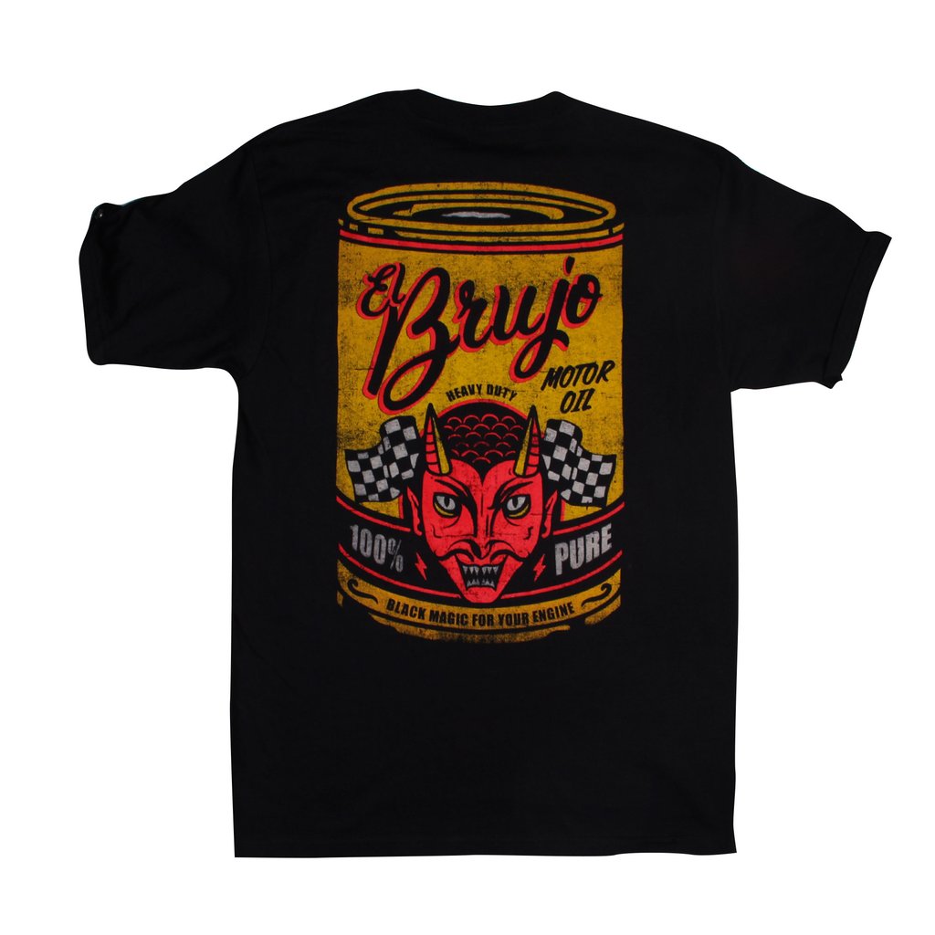 Uprandy Men El Brujo Print Casual T-Shirt - chicyea
