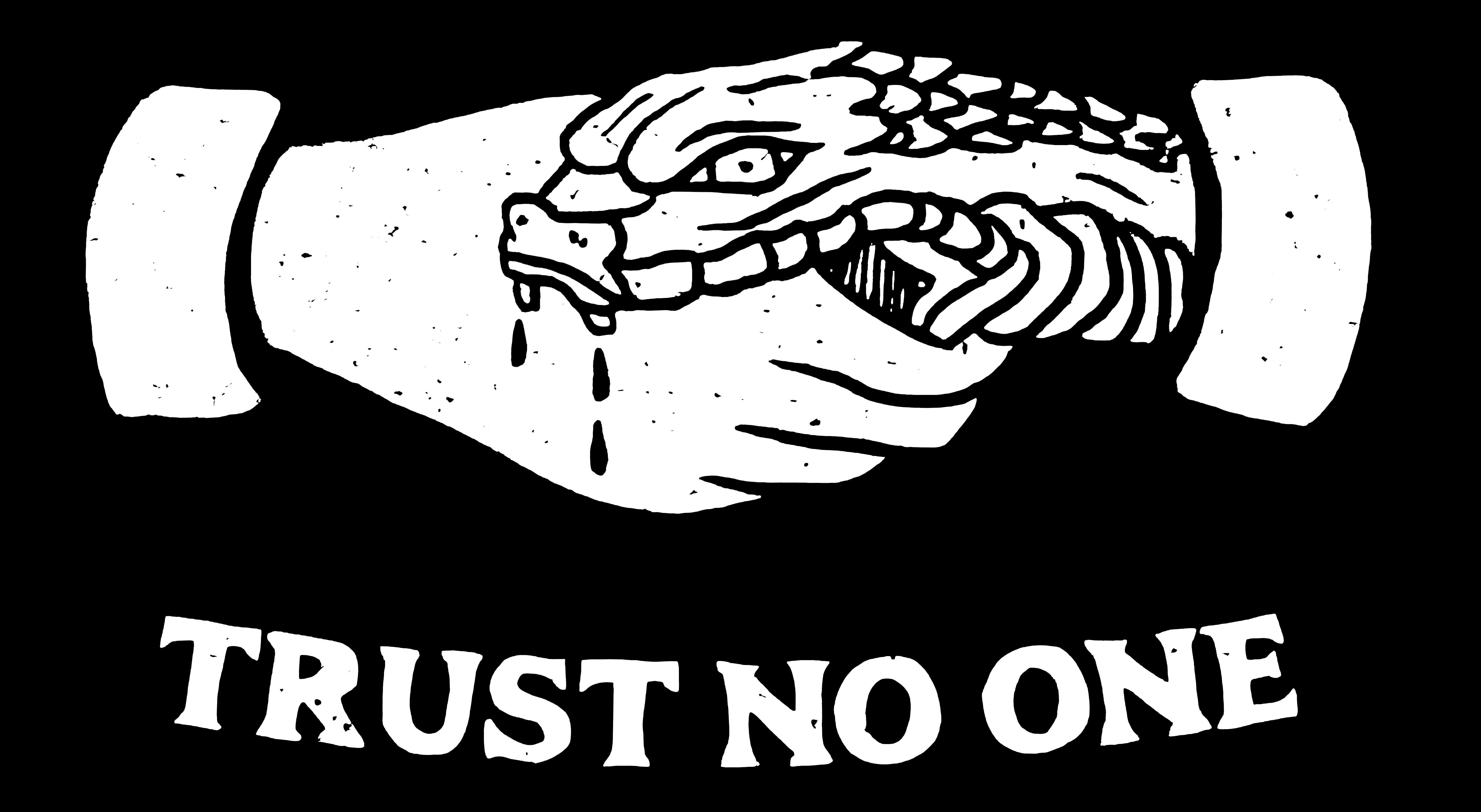Minnieskull Trust No One Snake Printed Designer Stylish T-Shirt - chicyea