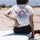 Minnieskull Eye Letter Print Casual T-Shirt - chicyea