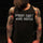 Livereid Men Letter Printedsports Vest - chicyea