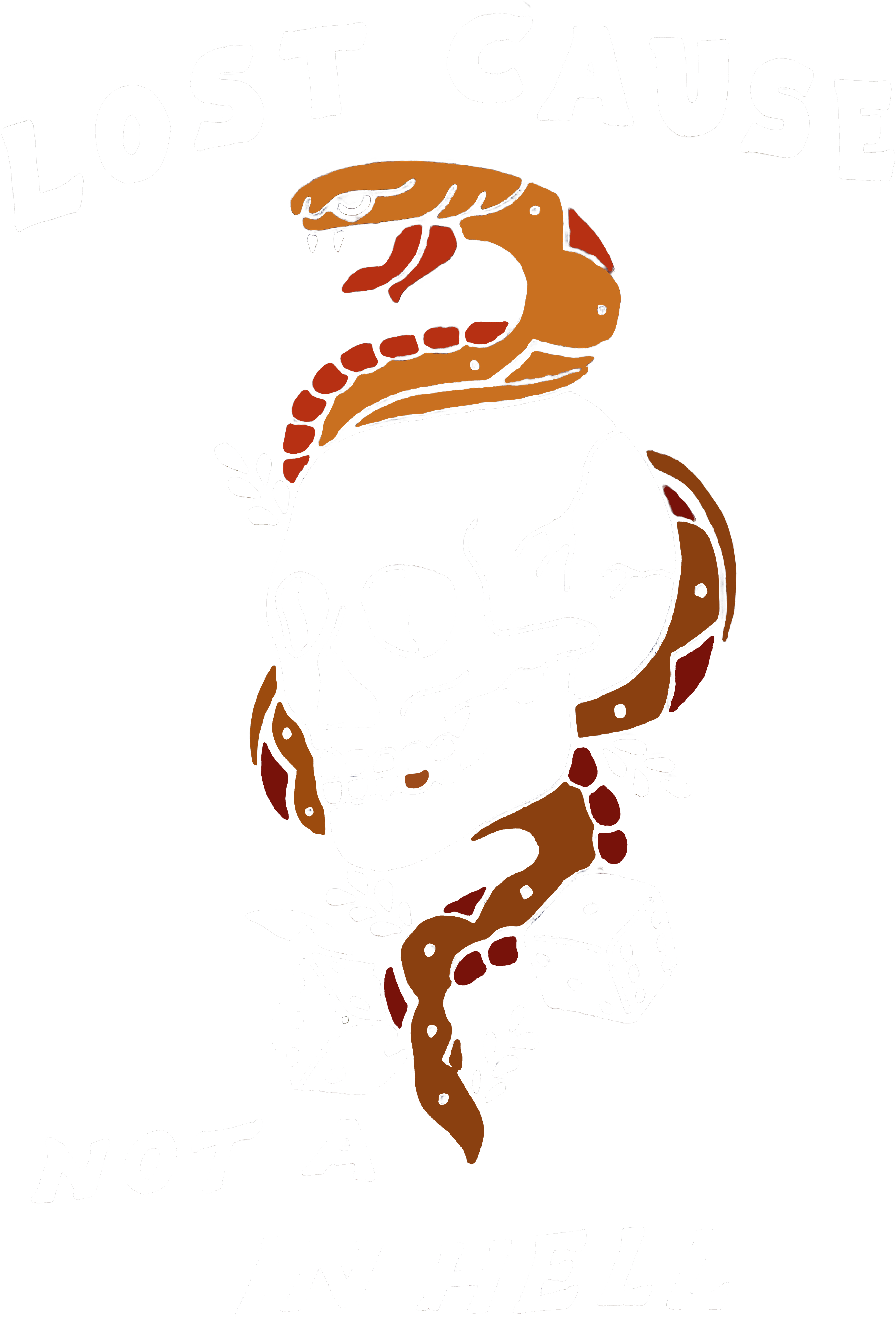 Not A Hope In Hell Skull Print T-Shirt