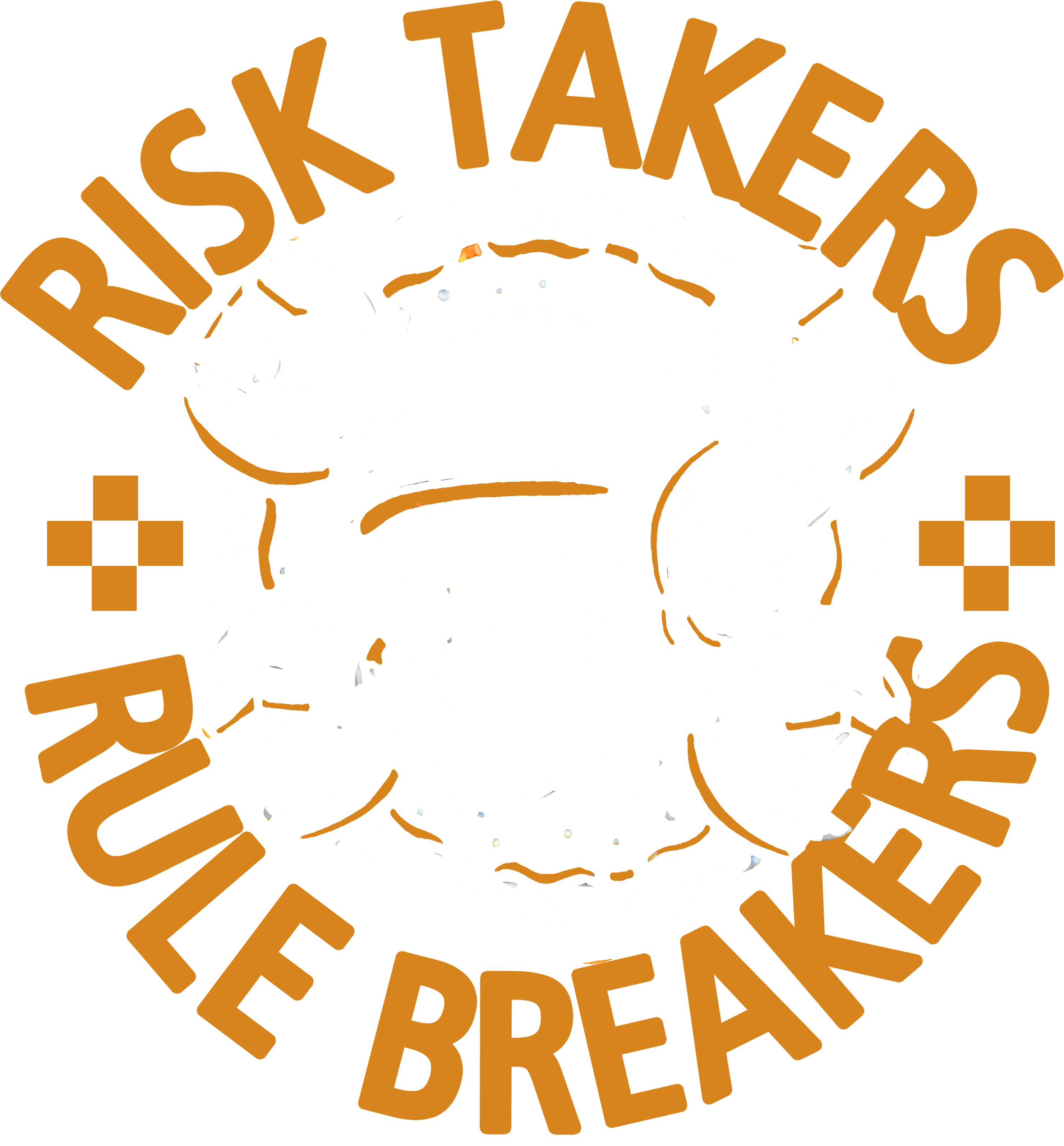 Minnieskull Risk Takers Rule Breakers Skull T-Shirt