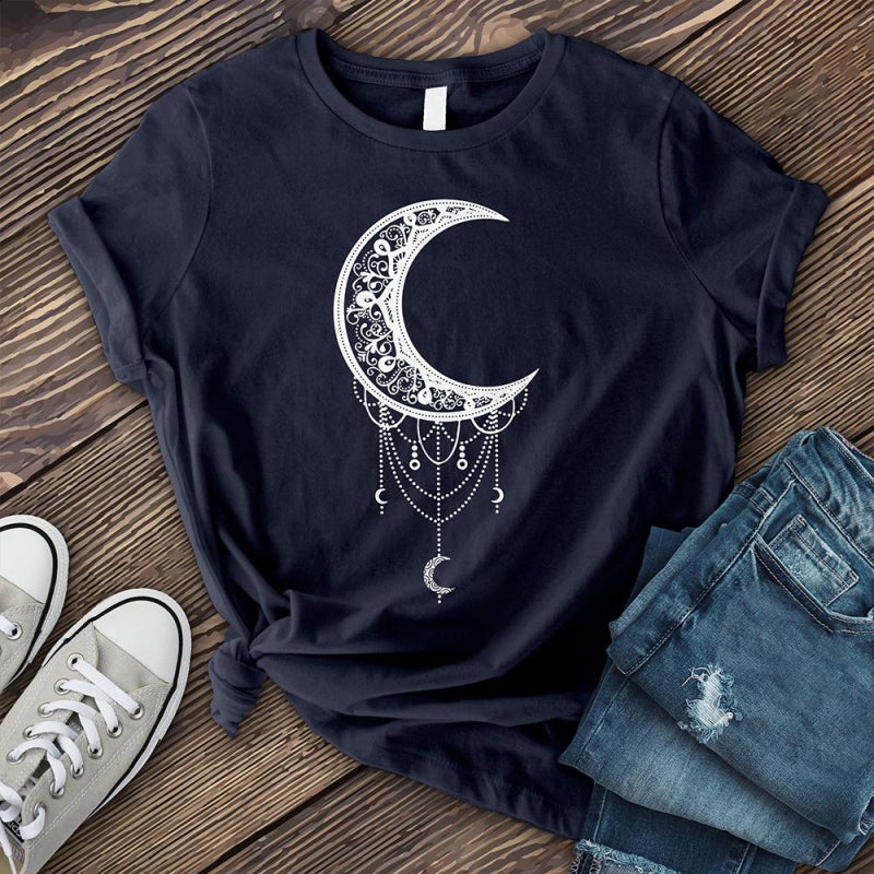 Neojana Creative Moon Funny Printed Tees - chicyea