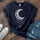 Neojana Creative Moon Funny Printed Tees - chicyea