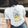 Minnieskull Frisky Whiskey Skull Print T-Shirt - chicyea