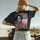 Minnieskull Meteor Shower Skull Rose Printed T-Shirt - chicyea