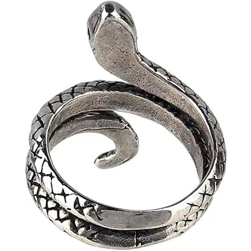 Minnieskull Vintage Cobra Snake Ring - chicyea