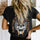 Minnieskull Die With Memories Not Dreams Skull With Helmet Printed Women T-Shirt - chicyea