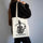 Minnieskull Dead Inside But Caffeinated Printed Canvas Shoulder Bags - chicyea