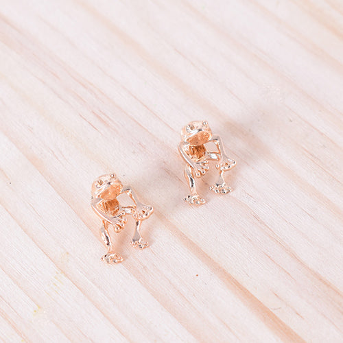Retro Funny Frog Women Earrings - chicyea