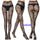 Sexy Silk Stockings Fishnet Eyes Jacquard Stockings Pantyhose - chicyea