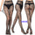 Sexy Silk Stockings Fishnet Eyes Jacquard Stockings Pantyhose - chicyea