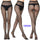 Sexy Silk Stockings Fishnet Eyes Jacquard Stockings Pantyhose - chicyea