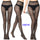 Sexy Silk Stockings Fishnet Eyes Jacquard Stockings Pantyhose - chicyea