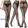 Sexy Silk Stockings Fishnet Eyes Jacquard Stockings Pantyhose - chicyea
