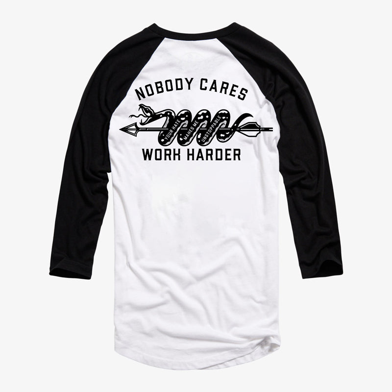 Uprandy Nobody Cares Work Harder T-Shirt - chicyea