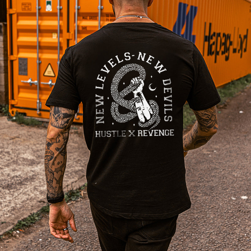 Uprandy Devils Printed T-Shirt - chicyea