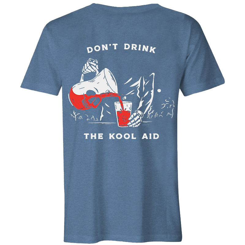 Cloeinc Vintage Drink Graphic Men T-Shirt - chicyea