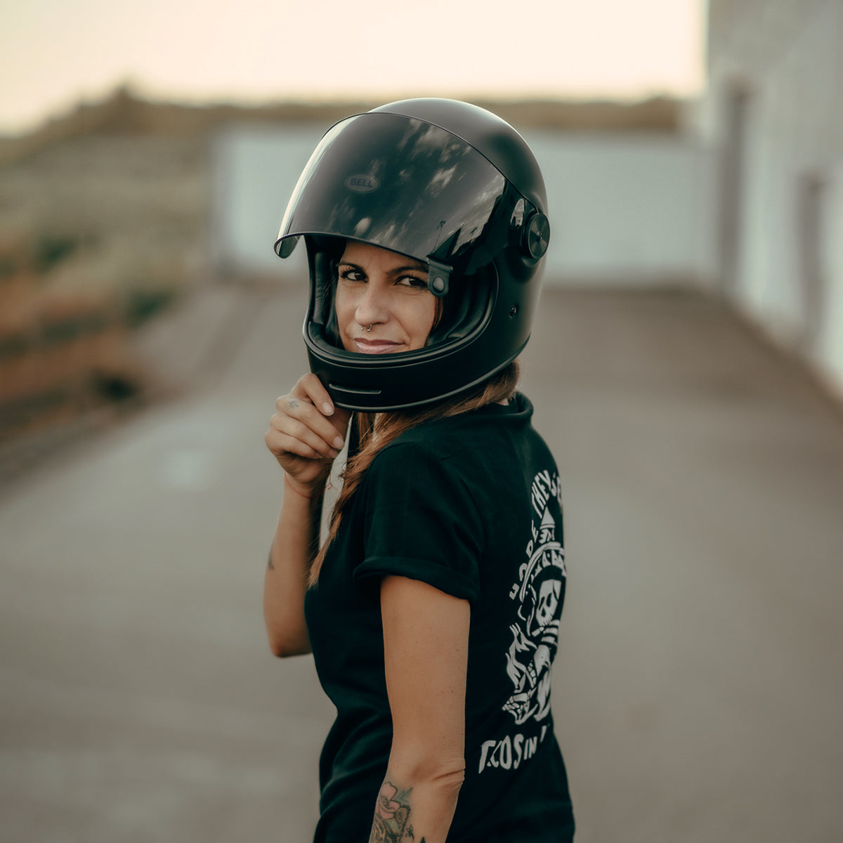 Uprandy Hope They Serve Skull Graphic Women T-Shirt - chicyea