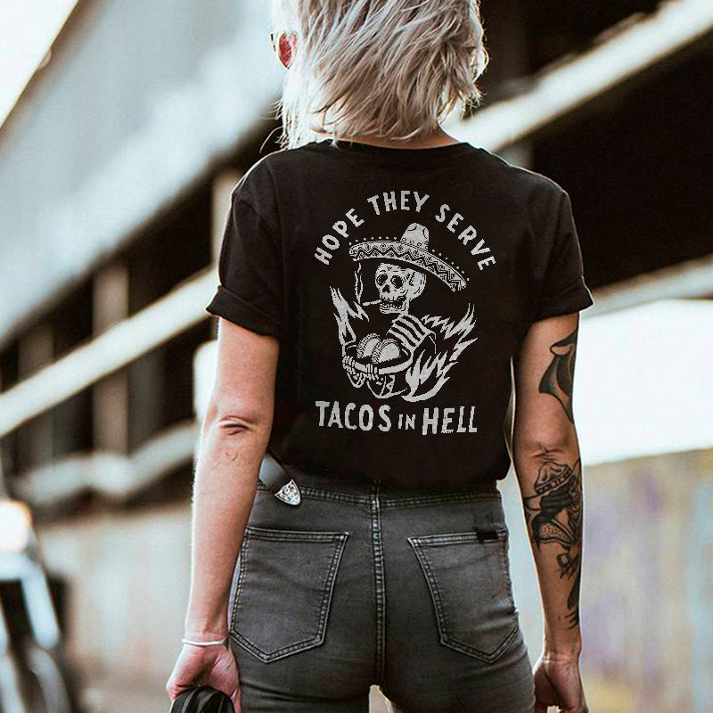 Uprandy Vintage Skull Graphic Print Black T-Shirt - chicyea