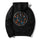 Uprandy Classic The World Is A Beautiful Place Fierce Skull Hoodie - chicyea