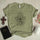 Neojana Personalized Lotus Printed Graphic Tees - chicyea