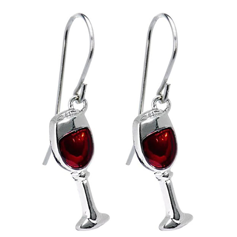 Innovative Wine Cup Party Banquet Wedding Earrings - chicyea