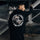 Uprandy Nobody Cares Work Harder Skull Printed Men Plus Hoodie - chicyea