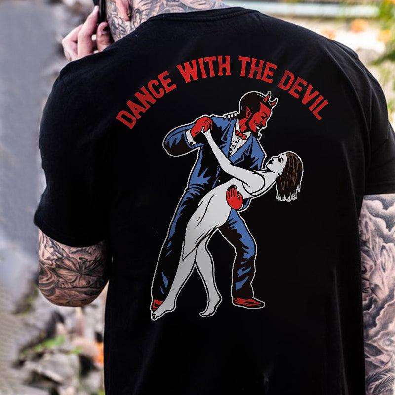 Cloeinc The Beauty Dancing With The Devil Print Men Hoodie - chicyea