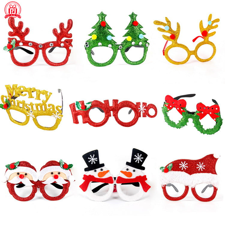 Funny Christmas Creative Decorative Eyeglass Frame - chicyea
