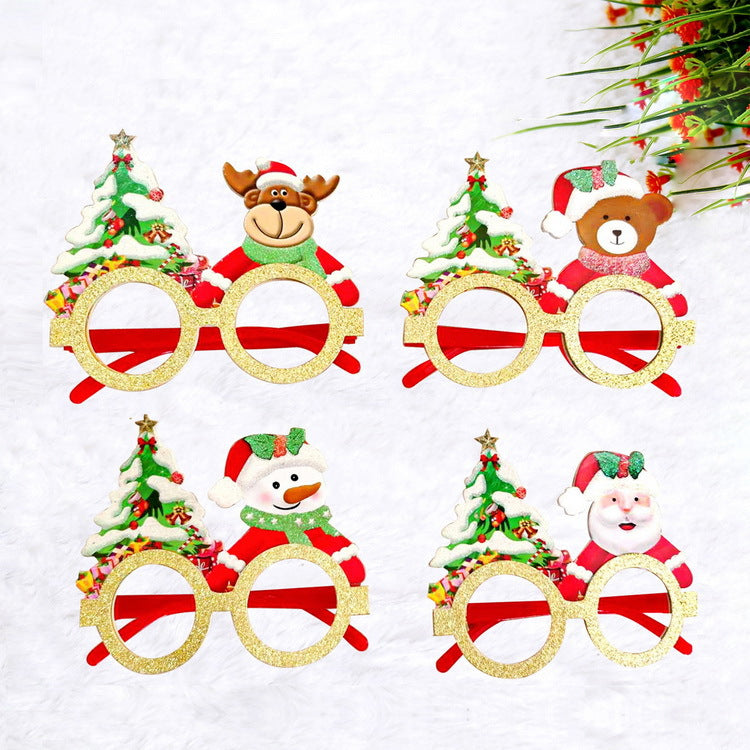 Funny Christmas Creative Decorative Eyeglass Frame - chicyea