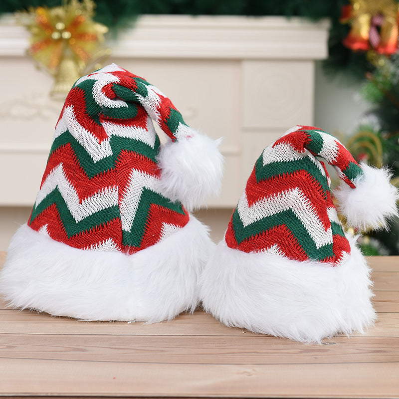 Decorative Soft Cozy Christmas Hat Set - chicyea