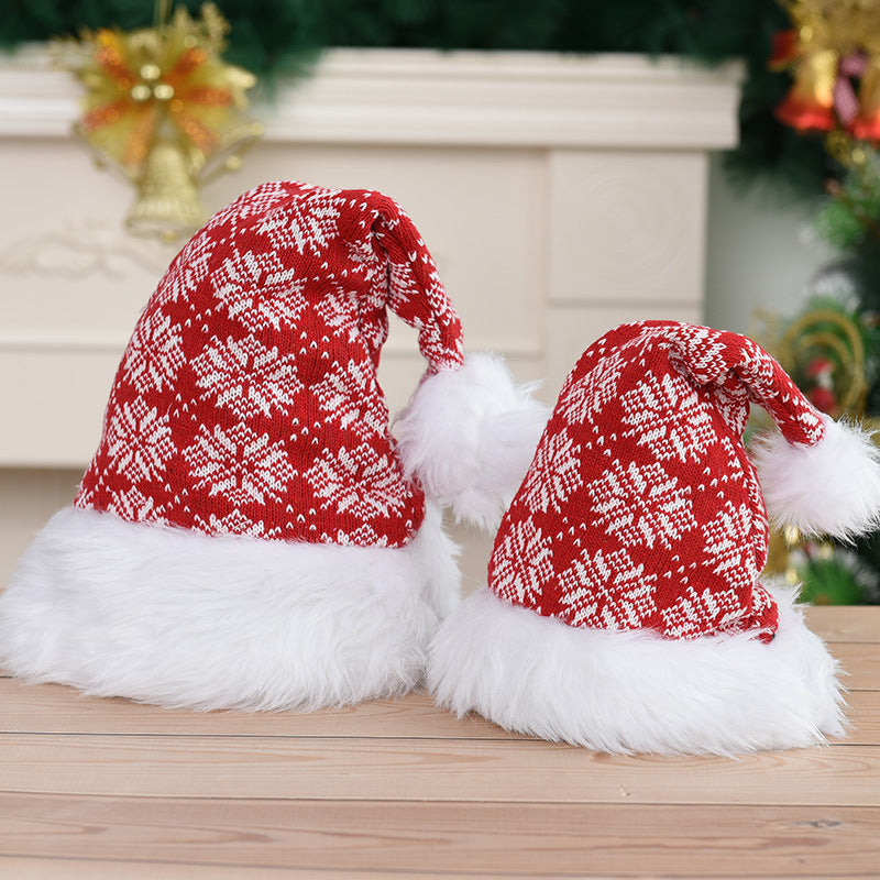 Decorative Soft Cozy Christmas Hat Set - chicyea