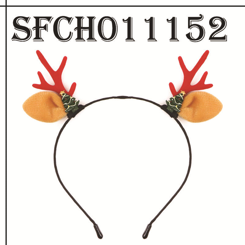 Decorative Christmas Elk Santa Claus Head Band - chicyea