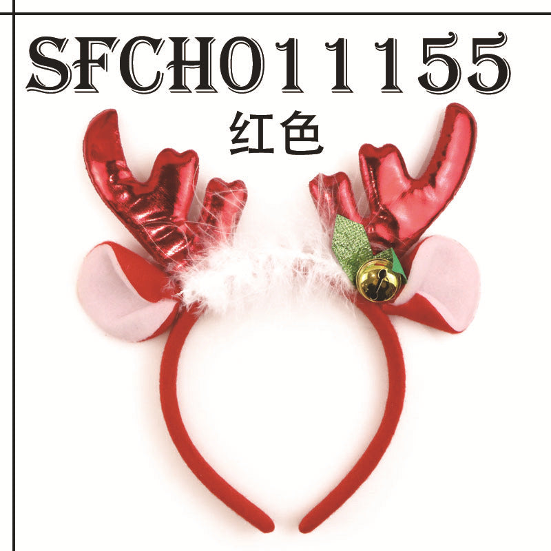 Decorative Christmas Elk Santa Claus Head Band - chicyea