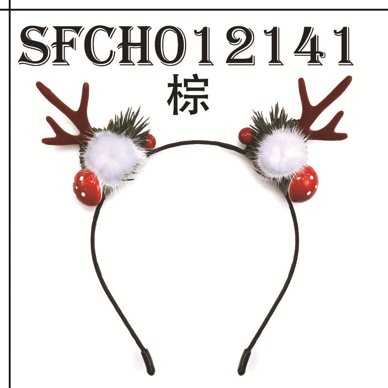 Decorative Christmas Elk Santa Claus Head Band - chicyea