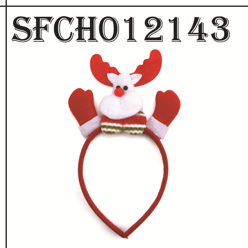 Decorative Christmas Elk Santa Claus Head Band - chicyea