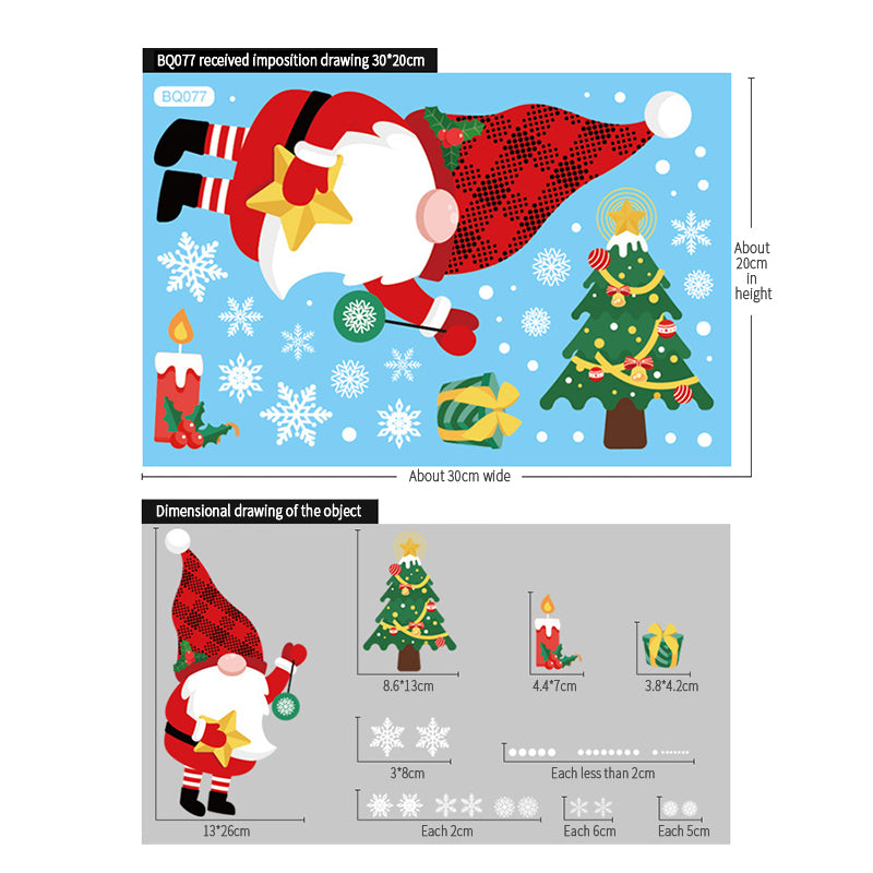 Cute Creative Christmas Static Sticker - chicyea