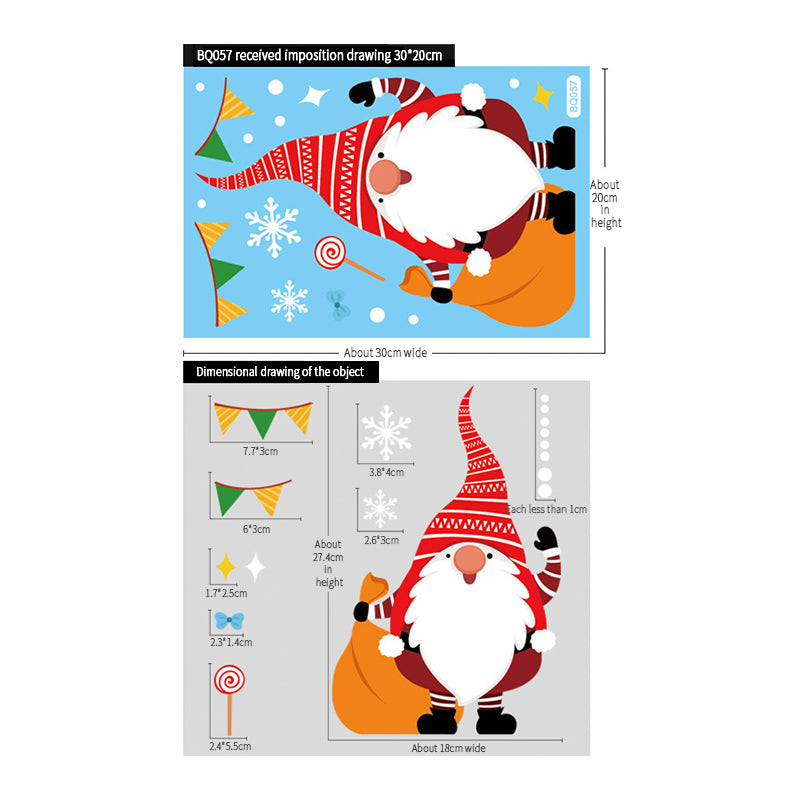Cute Creative Christmas Static Sticker - chicyea