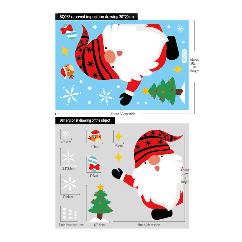 Cute Creative Christmas Static Sticker - chicyea