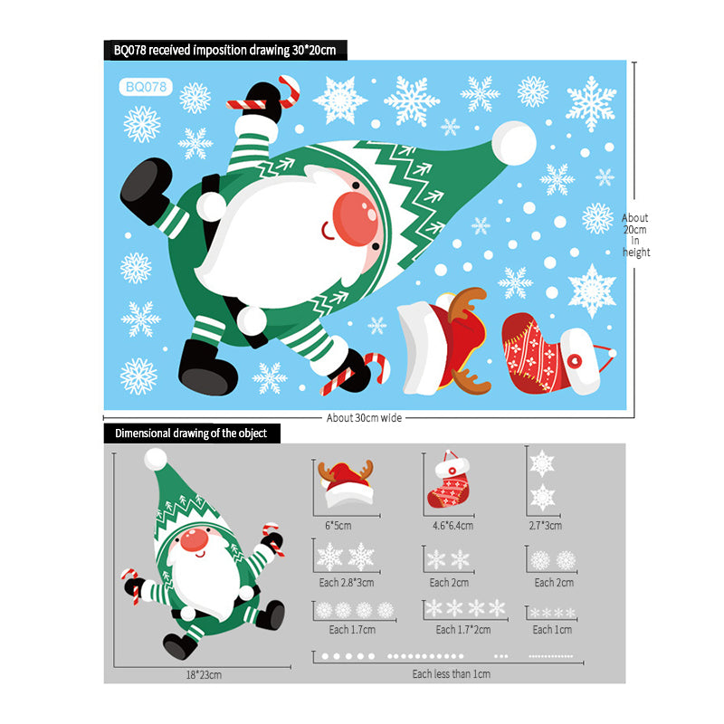 Cute Creative Christmas Static Sticker - chicyea