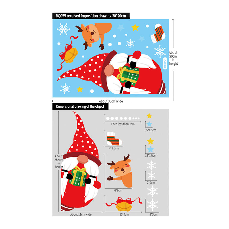 Cute Creative Christmas Static Sticker - chicyea