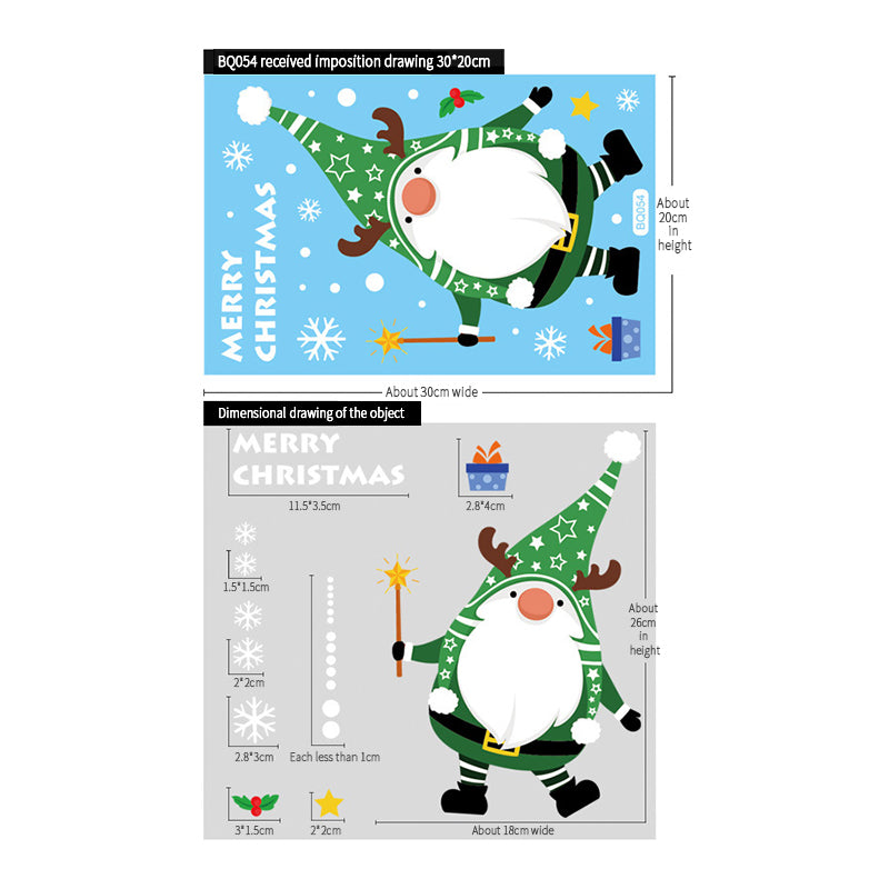 Cute Creative Christmas Static Sticker - chicyea