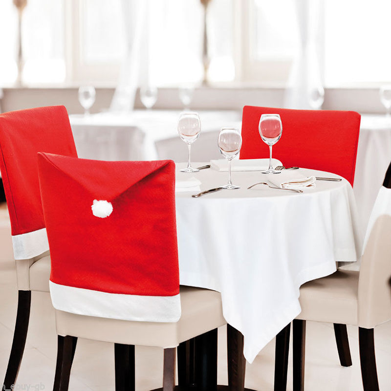 Design Christmas Hat Soft Chair Cover - chicyea
