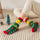 Cute Snowman Santa Claus Christmas Cartoon Print Cotton Socks - chicyea