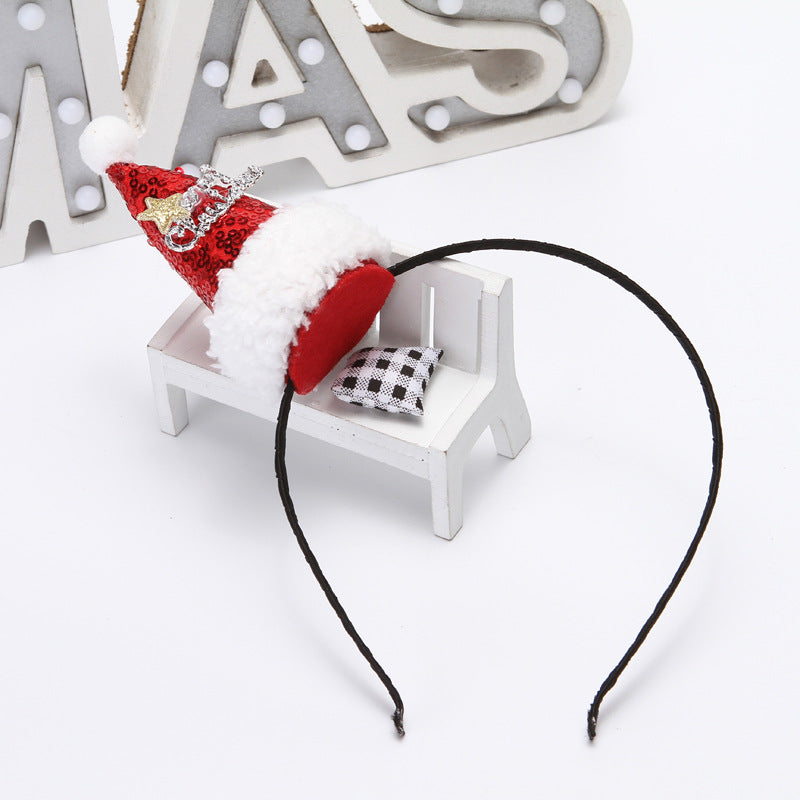 Sequin Creative Christmas Headband Hairpin - chicyea