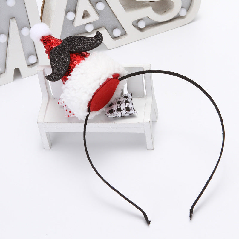 Sequin Creative Christmas Headband Hairpin - chicyea